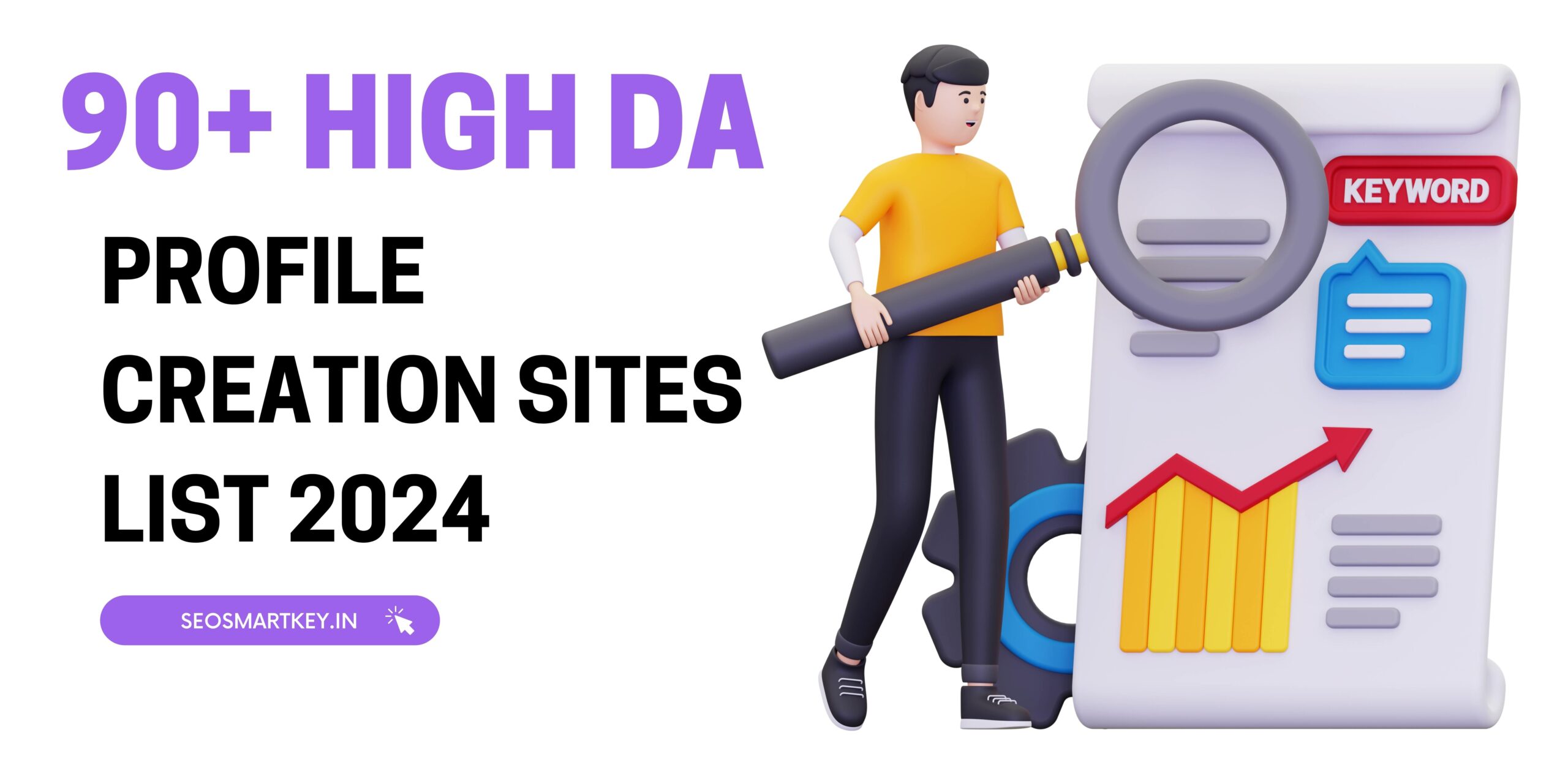 90+ High DA Profile Creation Sites List 2024