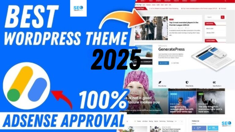 Best 10 Free WordPress Theme for Adsense Approval 2025